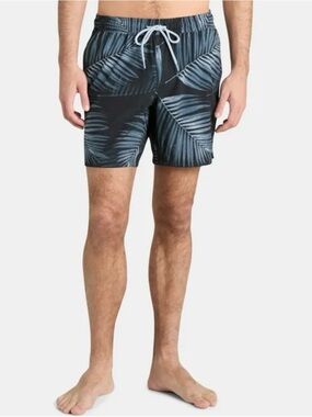 George Men's & Big Men's Performance Lined Swim Trunks, 7" Inseam, Size L